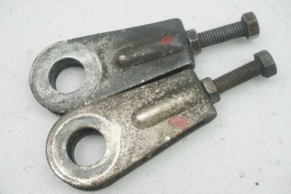 KAWASAKI Z 440 KZ 440 A D Kettenspanner links rechts (für Schwinge Felge)