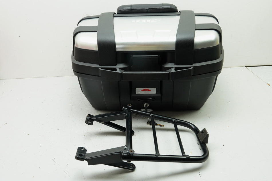 HONDA NTV 650 RC33 REVERE GIVI Trekker 52 Monokey Topcase Respaldo Soporte