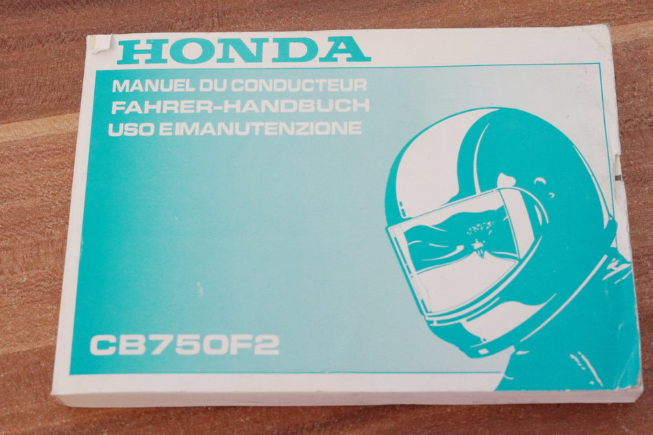 HONDA CB 750 RC42 SEVENFIFTY Manual del Conductor Manual de Instrucciones