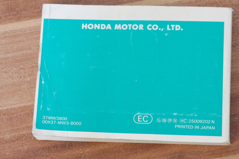 HONDA CB 750 RC42 SEVENFIFTY Manual del Conductor Manual de Instrucciones