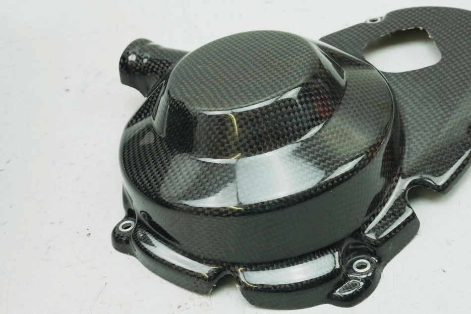 YAMAHA MT09 RN29 Carbon Carbonin Cubierta de tapa de embrague del motor NUEVA CY15040