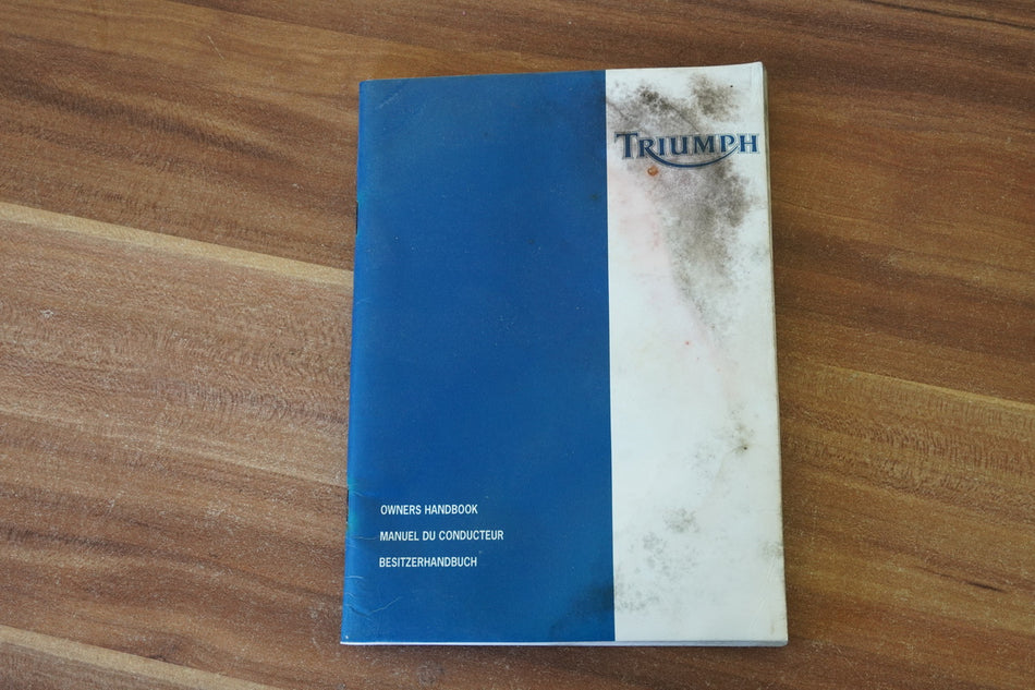 TRIUMPH DAYTONA 955 i T 595 N Besitzerhandbuch Betriebsanleitung Handbuch 02-06