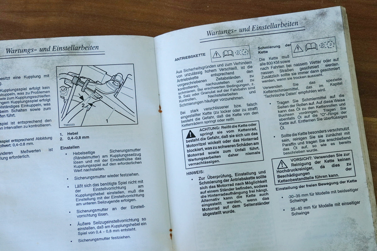 TRIUMPH DAYTONA 955 i T 595 N Manual del propietario Manual de instrucciones Manual 02-06