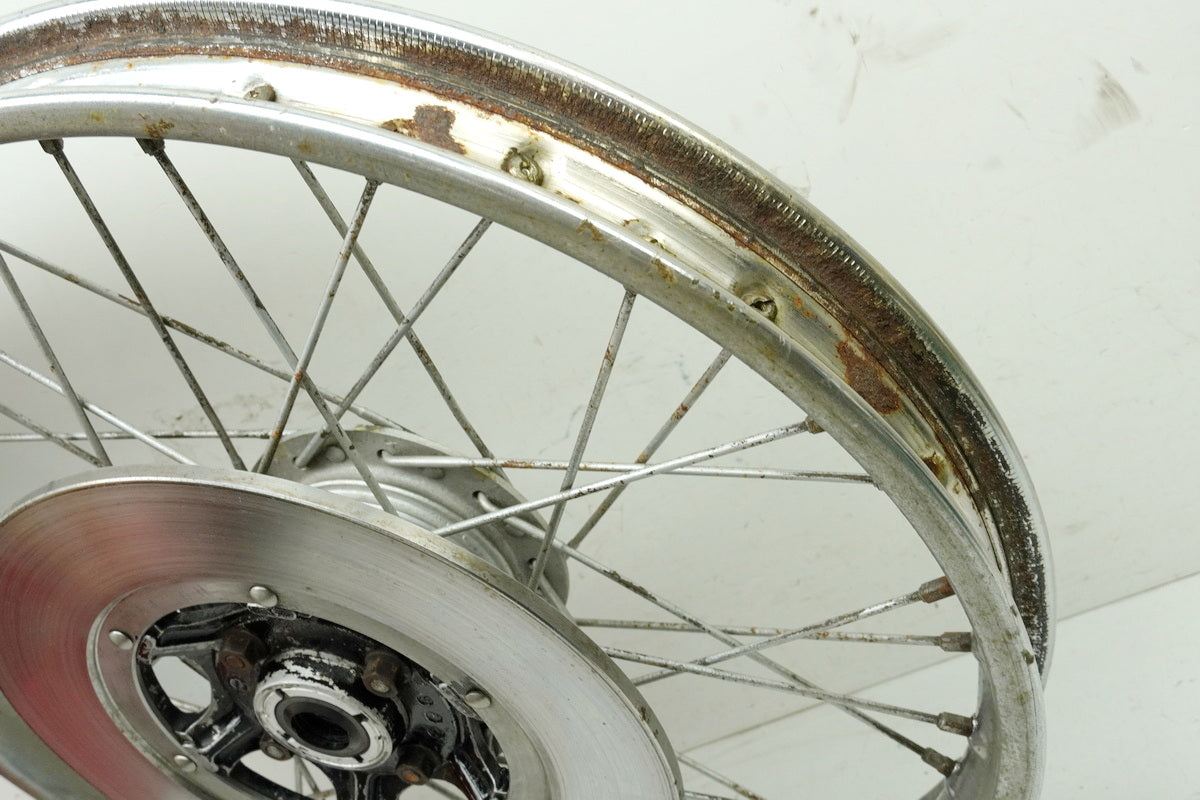 HONDA CB 250 G CB250G Felge vorn Vorderrad Bremsscheibe Vorderradfelge 74-77