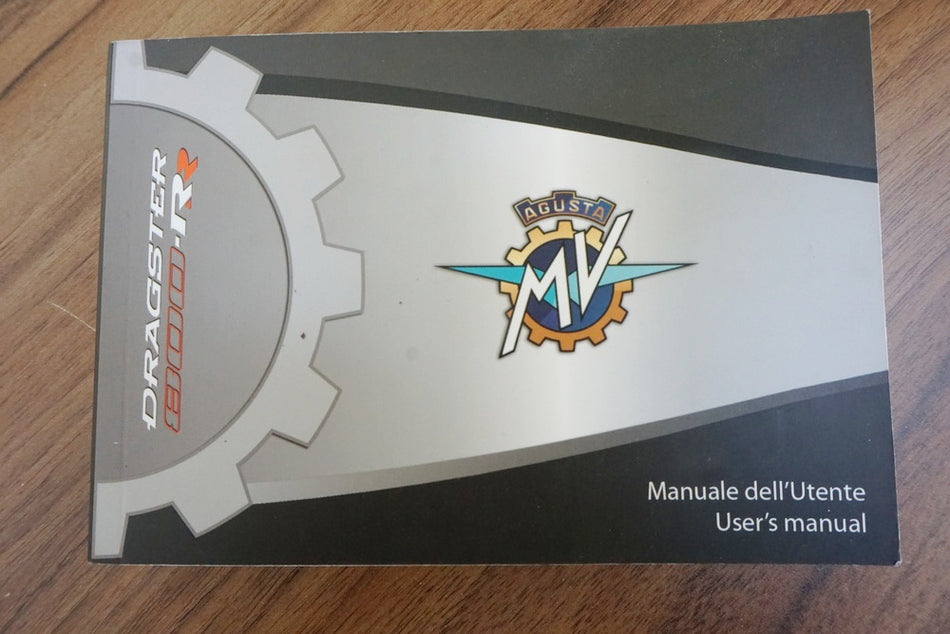 MV AGUSTA BRUTALE 800 DRAGSTER RR B322BB Manual de instrucciones Manual D IT GB FR