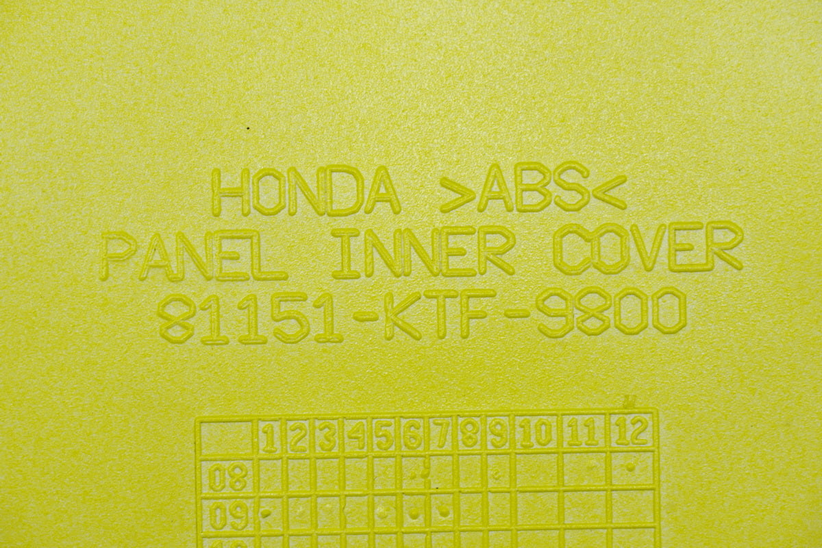 HONDA SH 125 JF23 Carenado interior delantero Cubierta embellecedora bajo el velocímetro