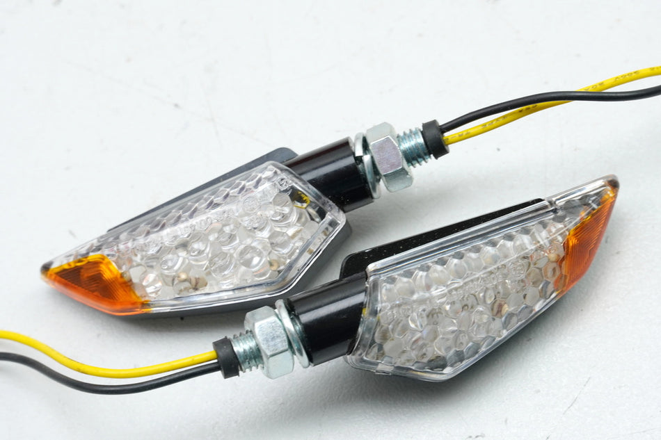 Blinker LED Set Mini Turn Signal aus Zubehör für Honda Suzuki Yamaha Kawasaki