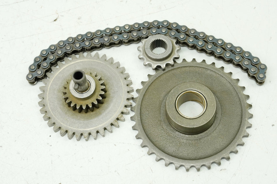 HONDA CB 250 G CB250G Zahnrad Anlasser Zwischenrad Antrieb Kette für Motor 74-77