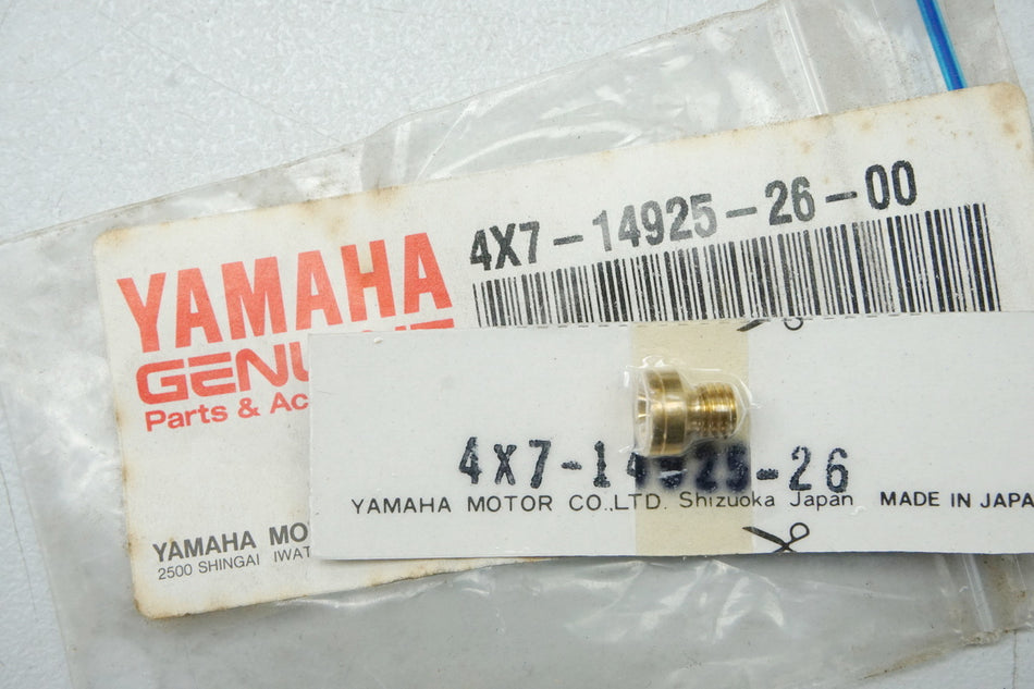 Yamaha Carburetor Jet Carburetor Main Jet original 4X7-14925-26 - NEW
