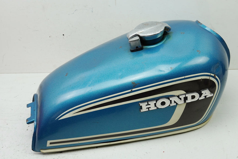 HONDA CB 250 G CB250G Depósito de combustible Tanque de gasolina Fuel azul 74-77