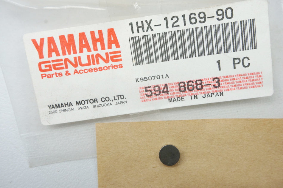 Yamaha Shim Valve Adjusting Plate 2.10 Original 1HX-12169-90 FZ XJ YZF - NEW
