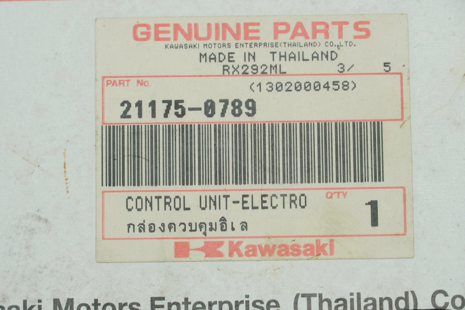 KAWASAKI Z 800 ZR800A B - CDI Unidad de control ECU NUEVA - 21175-0789