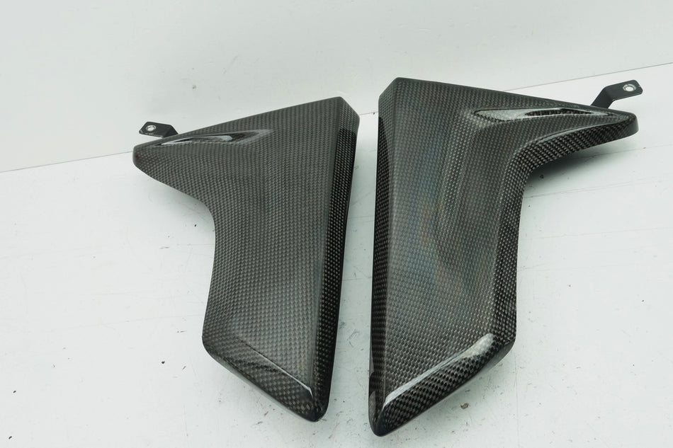 YAMAHA MT09 RN29 Carbon Carbonin Cubierta de Radiador Carenado Tapa NUEVO CY15345