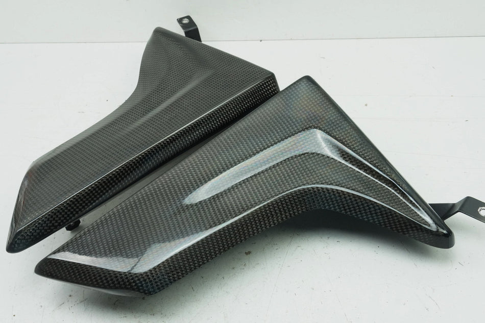 YAMAHA MT09 RN29 Carbon Carbonin Cubierta de Radiador Carenado Tapa NUEVO CY15345