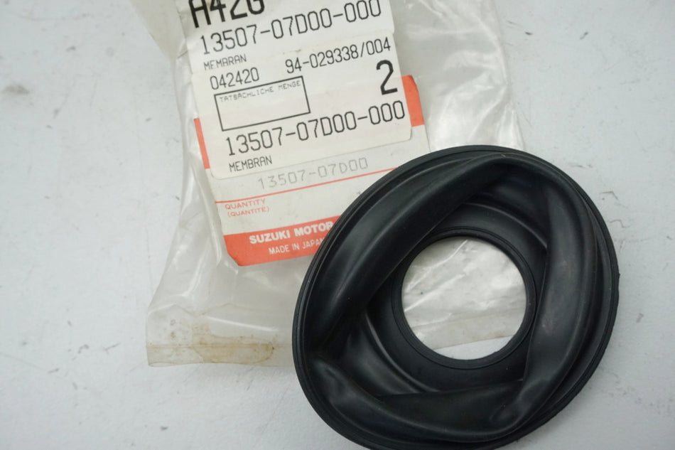 Suzuki membrana de carburador original 13507-07D00-000 DR650 - NUEVO