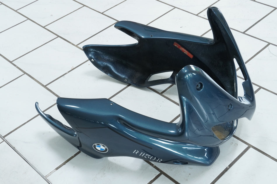 BMW R 1150 R R21 ABS Front Fairing Gimbel Headlight Mask Cowl Upper Part GRP