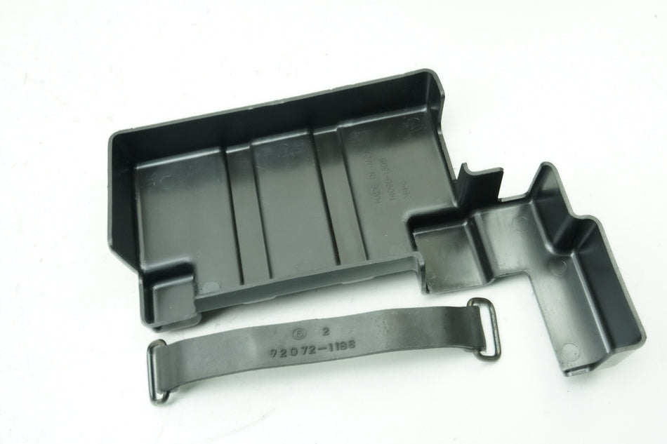 KAWASAKI ZZR 1100 D ZXT10D G Tapa Batería Cubierta Tapa Soporte Correa de sujeción