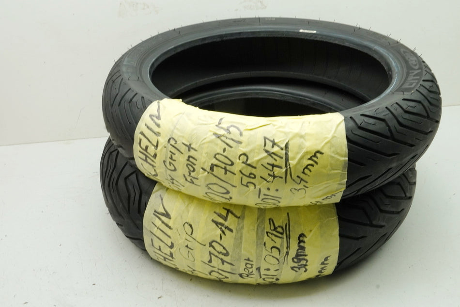 Honda NSS 125 AD JF69 Forza Michelin City Grip Juego de neumáticos 120/70 15 + 140/70 14