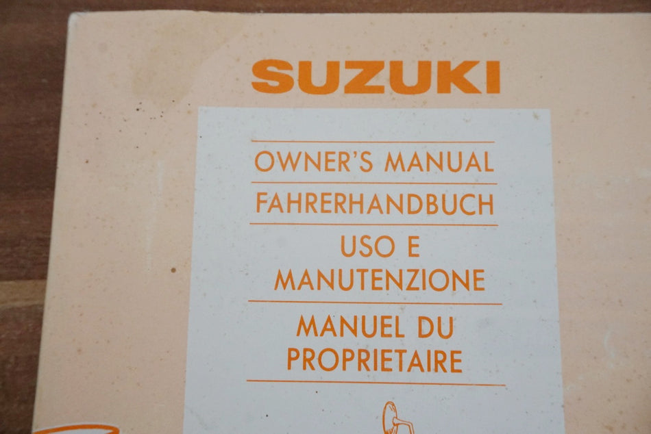 SUZUKI GN 125 NF41A Manual de instrucciones Manual del conductor Manual de operación