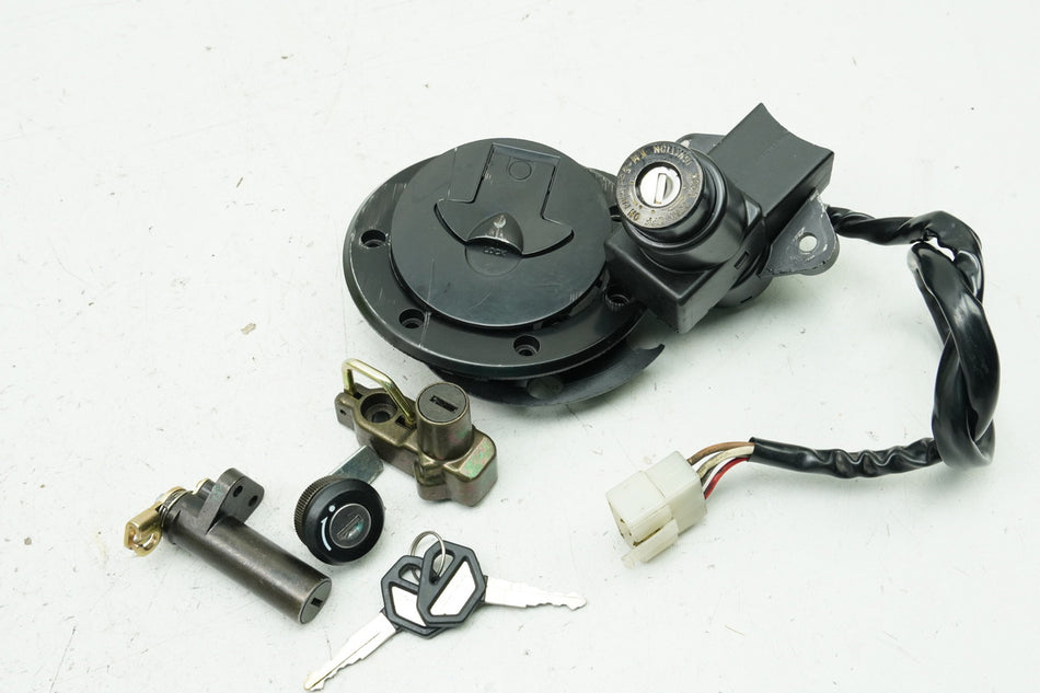 KAWASAKI ZZR 1100 D ZXT10D G Juego de cerraduras, cerradura de encendido, tapa del depósito de combustible, 2 llaves