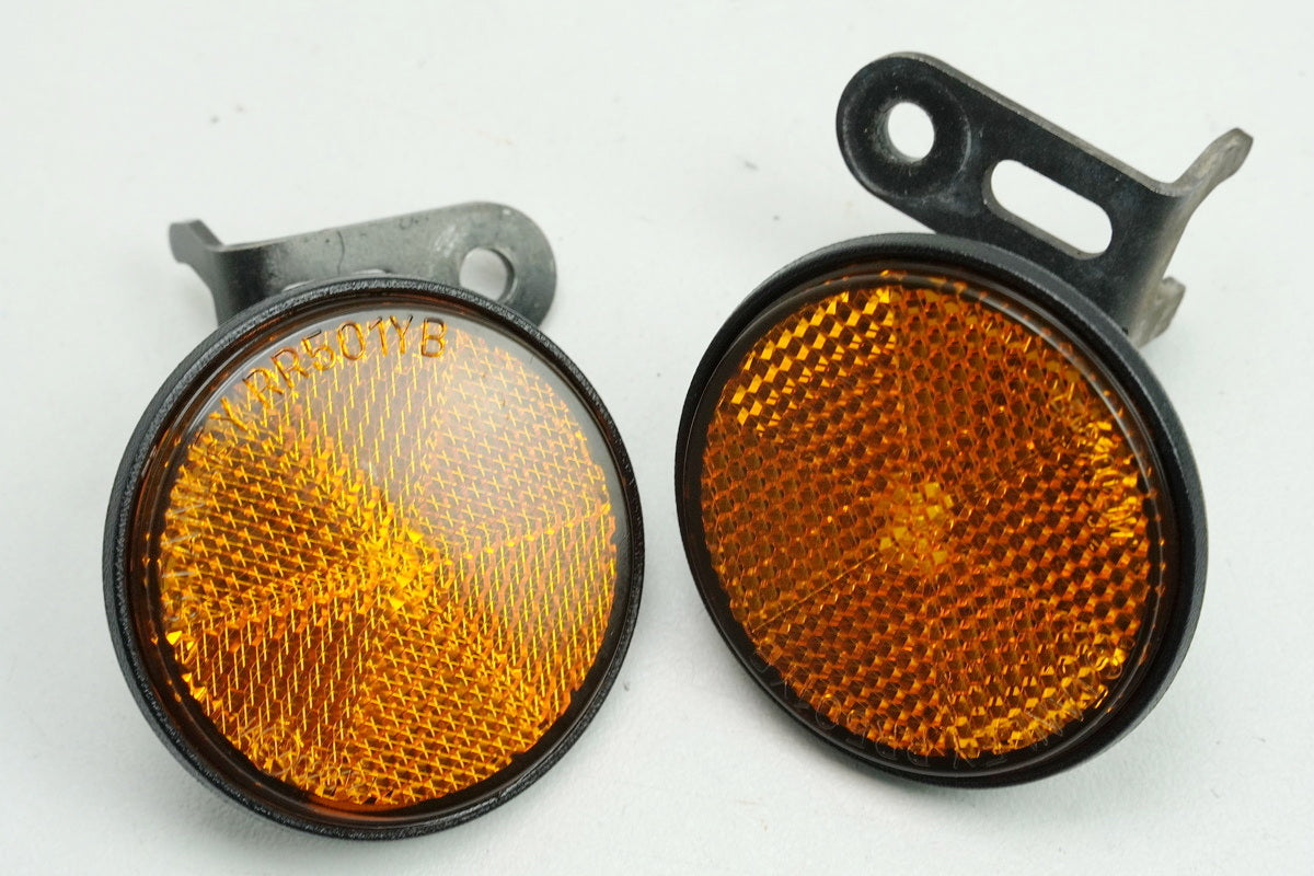 HONDA CB 125 R JC91 Reflector Cat's Eyes Pair (on front fender)