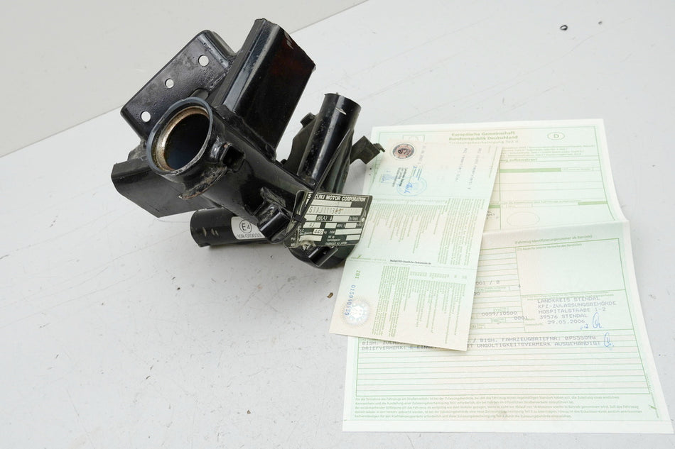 SUZUKI GSX 600 F AJ Rahmen & Brief Rahmenkopf Dokumente Plakette Typenschild