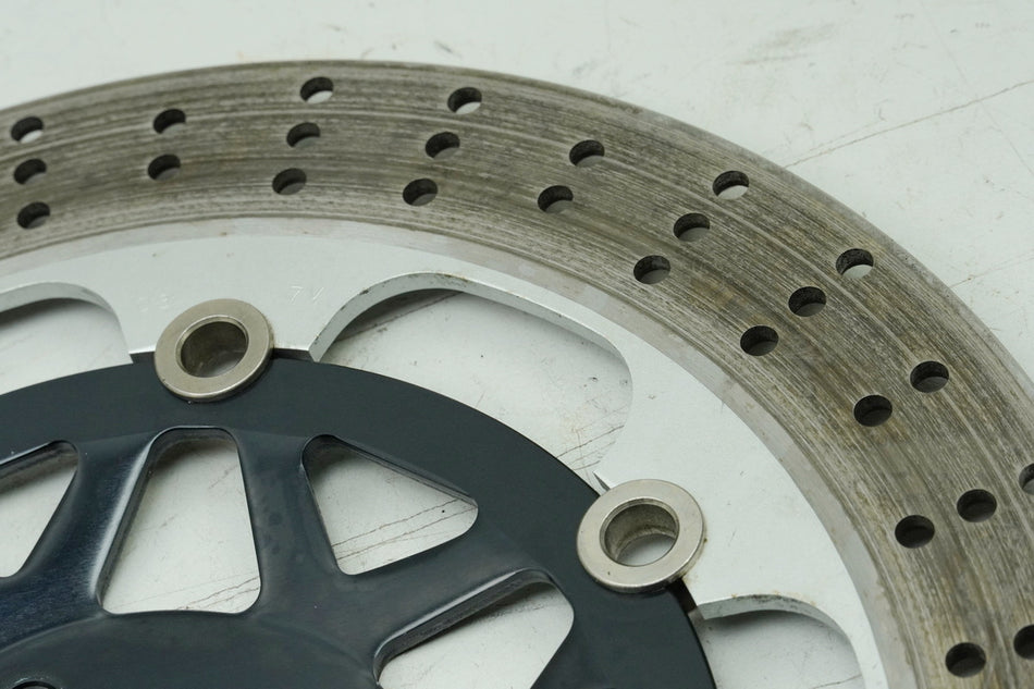 KAWASAKI ZZR 1100 D ZXT10D G Disco de freno delantero original 4,744 mm para llanta