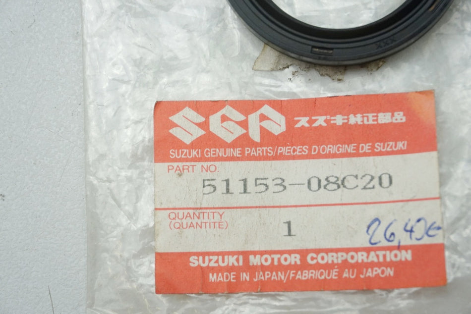 Suzuki Simmerring retén de horquilla original 51153-08C20 GS500 GSX250 - NUEVO