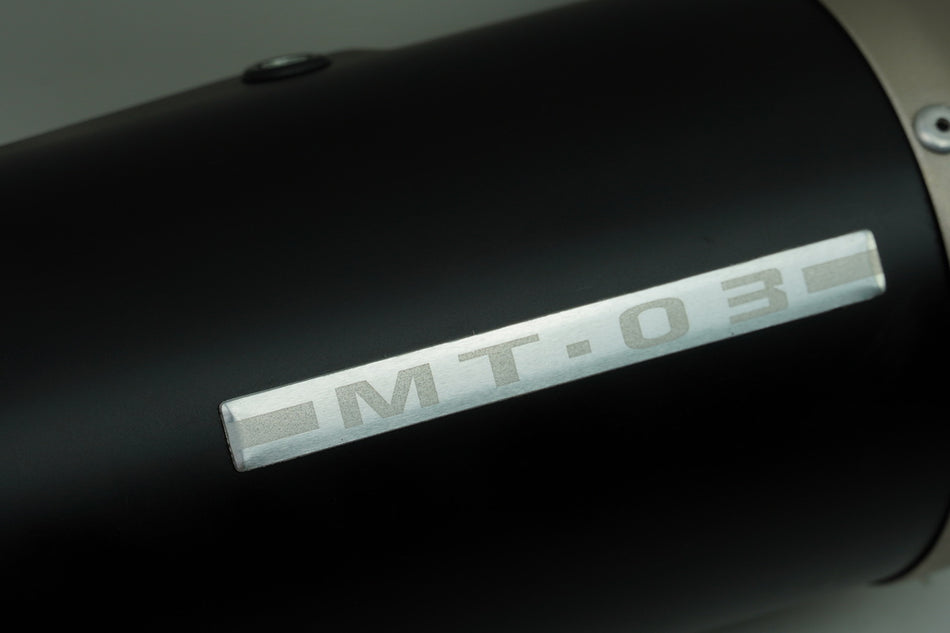YAMAHA MT03 RM02 Tapa escape izquierda Cubierta silenciador
