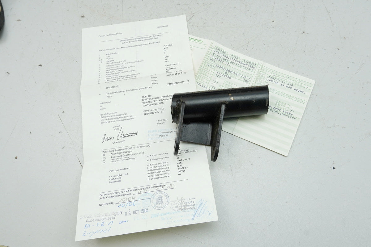 PIAGGIO X9 125 M23 Chasis y documentación Cabezal de chasis Documentos Permiso de circulación