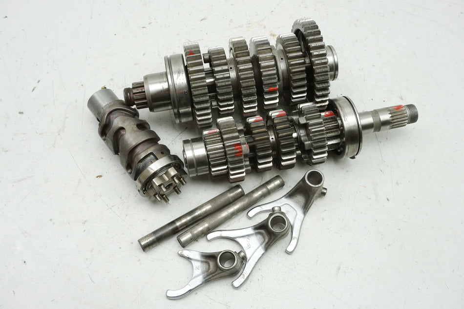 YAMAHA FZR 600 R 3HE Caja de cambios Eje de transmisión Tambor selector Horquillas de cambio
