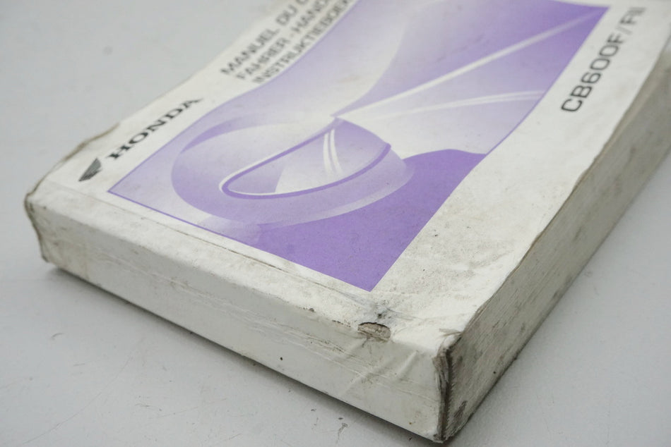 Honda CB 600 PC34 PC36 Manual del conductor Manual de instrucciones Manual