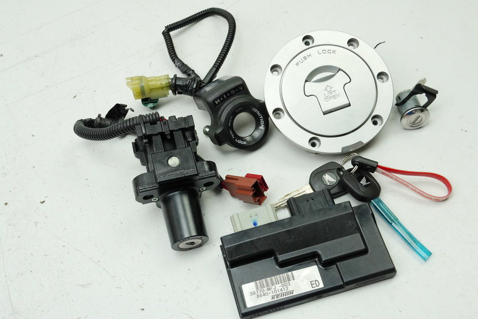 HONDA CBR 600 RR PC40 Juego de cerraduras y CDI, interruptor de encendido, 2 llaves, tapa de combustible 07-08