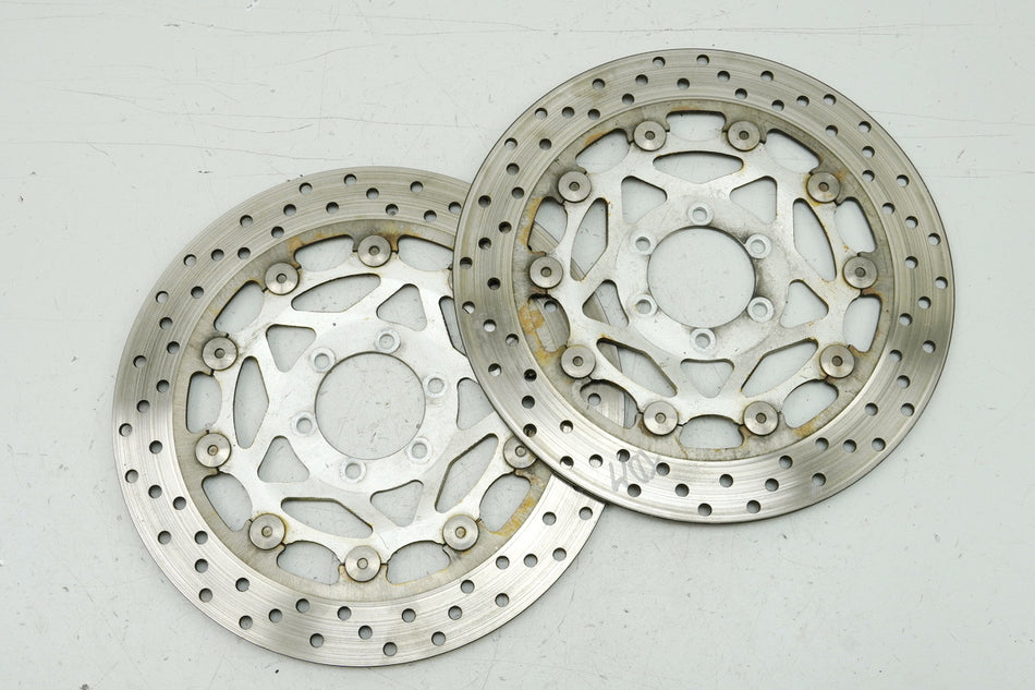 YAMAHA TDM 850 4TX Bremsscheiben vorn Paar Brake Discs 3,64 mm