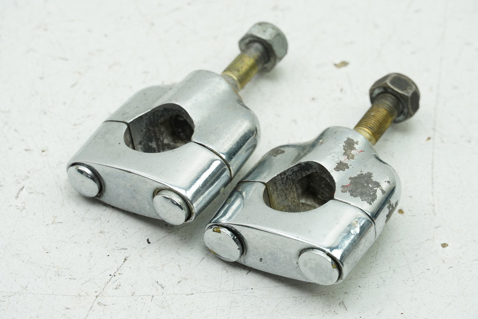 SUZUKI LS 650 NP41A/B SAVAGE Abrazadera de manillar Soporte Alzador de manillar Par