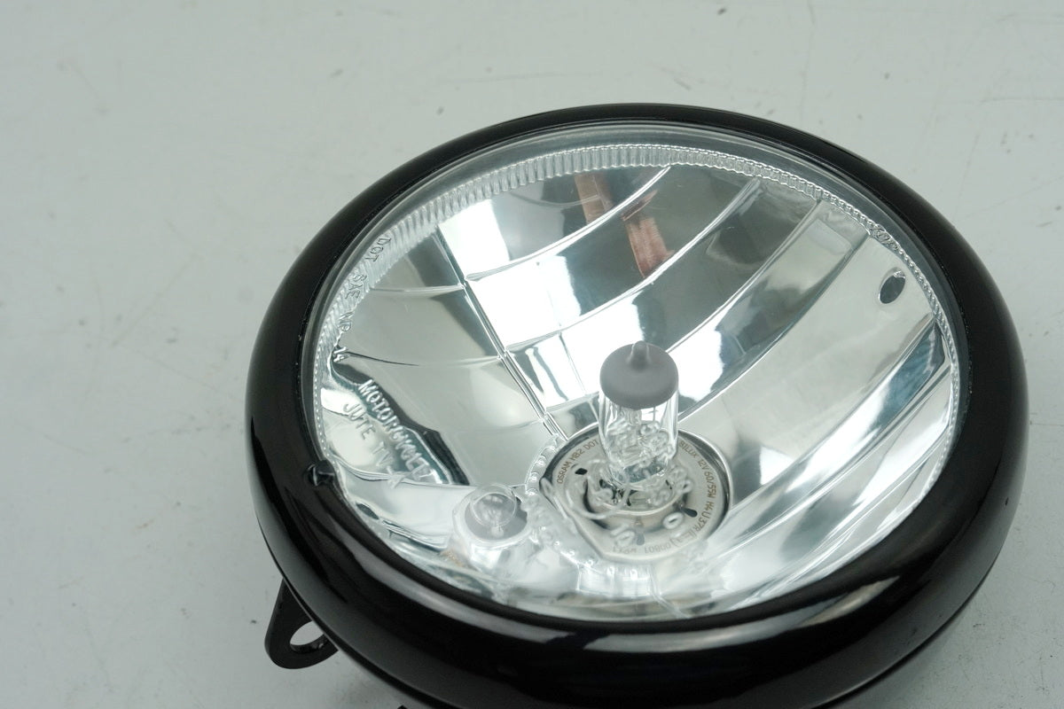 Indian Scout Bobber Scheinwerfer original Lampe schwarz Gehäuse Lampenglas