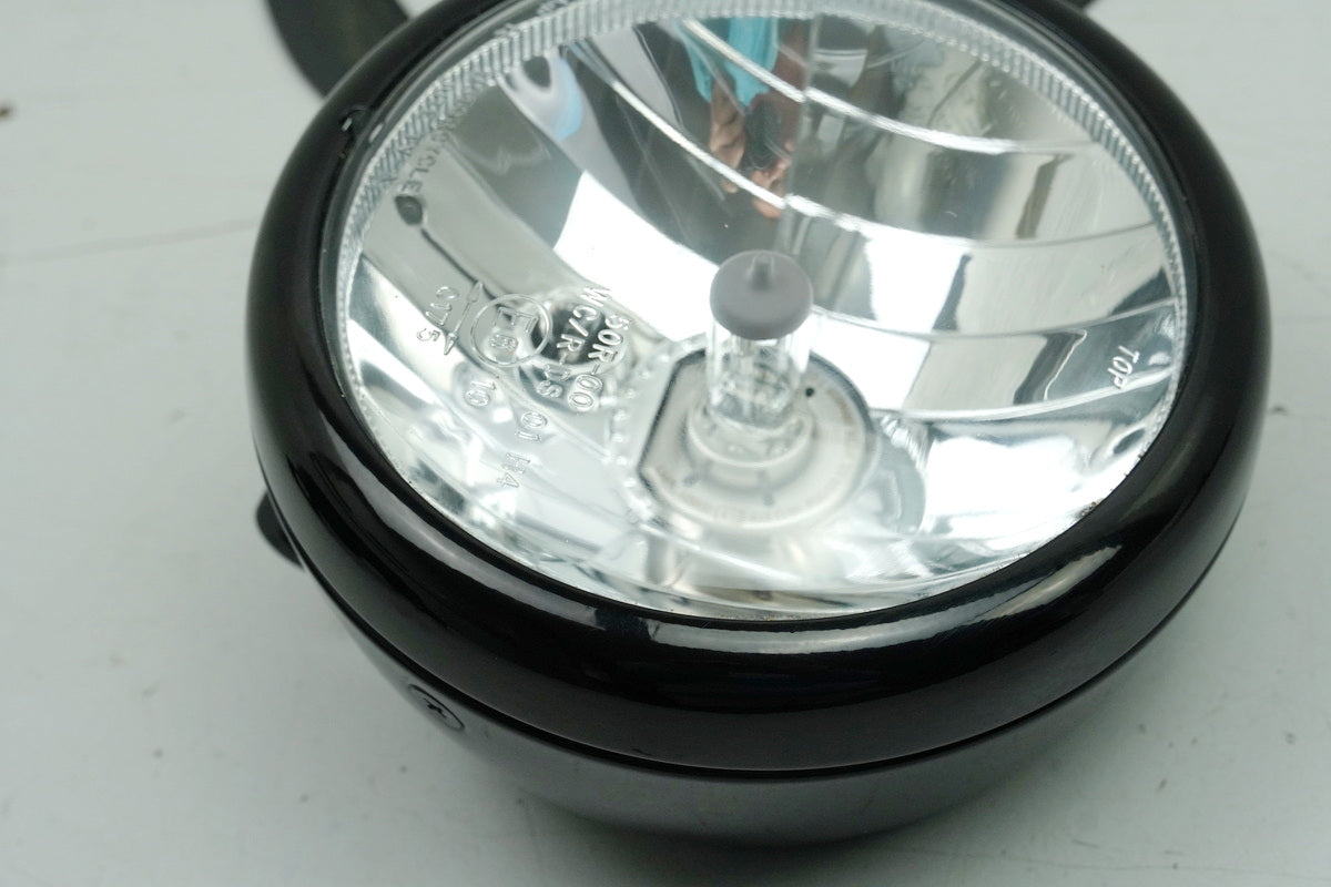 Indian Scout Bobber Scheinwerfer original Lampe schwarz Gehäuse Lampenglas