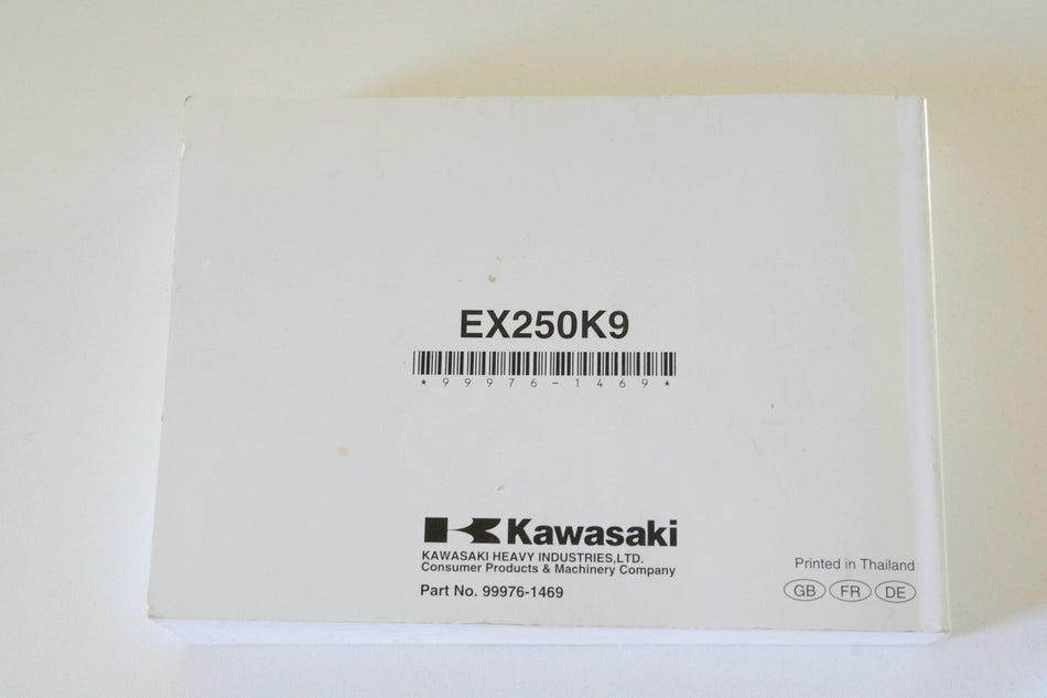 KAWASAKI NINJA 250 R EX250K Manual de uso Manual de instrucciones
