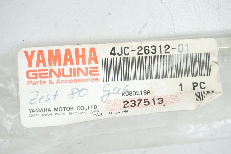 Throttle Cable 2 Yamaha 4JC-26312-01 Yamaha YE 80 Zest - NEW