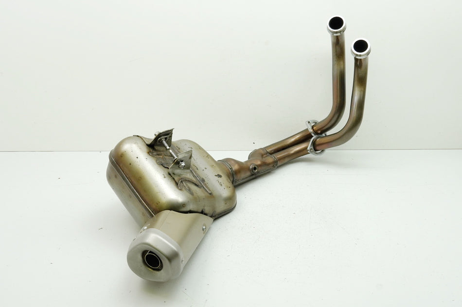YAMAHA MT07 RM04 Escape Silenciador Colector Sistema de escape Exhaust 1WS0689