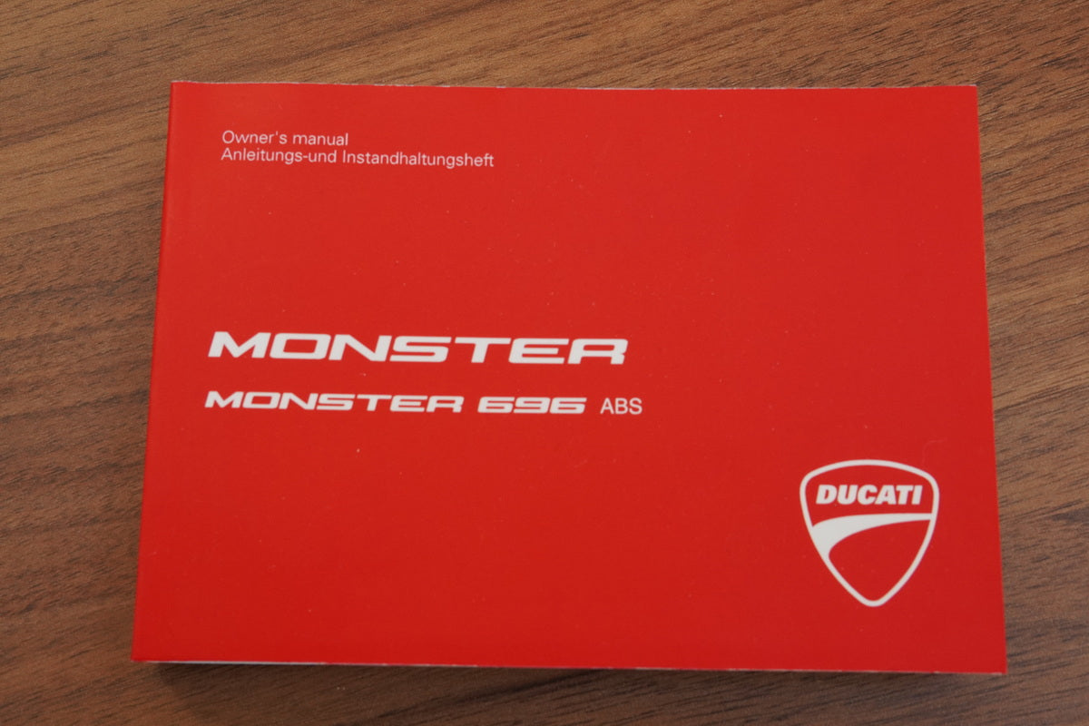 DUCATI MONSTER 696 ABS M5 Manual de instrucciones original Guía de uso