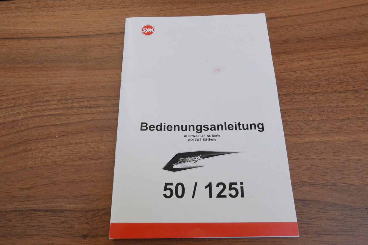 SYM Jet 4 50 AD05W8 Owner's Manual original Handbook Operating Instructions