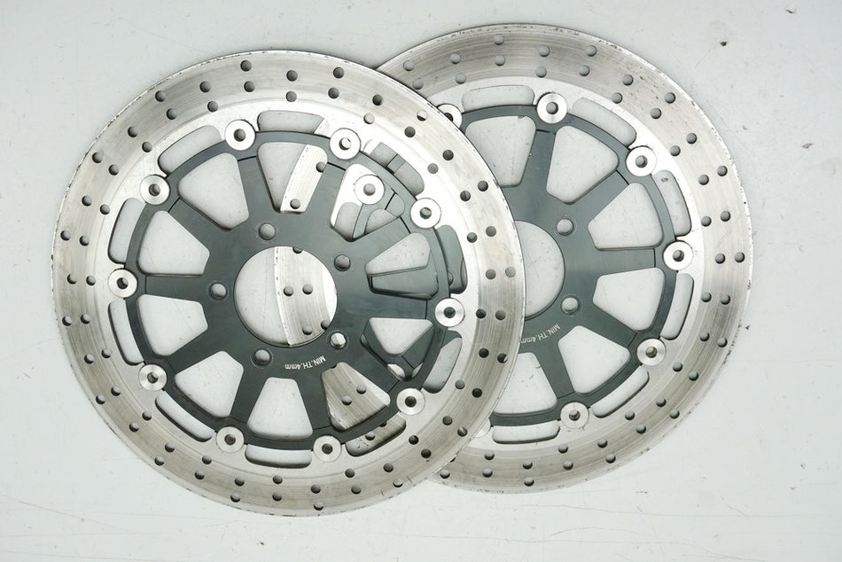Suzuki GSX 1400 WVBN discos de freno delanteros par - 4,81 mm
