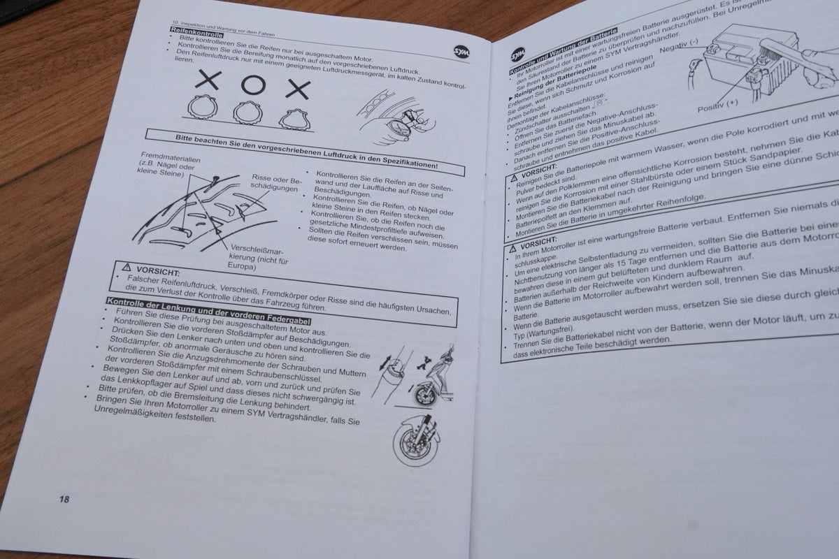 SYM Jet 4 50 AD05W8 Owner's Manual original Handbook Operating Instructions