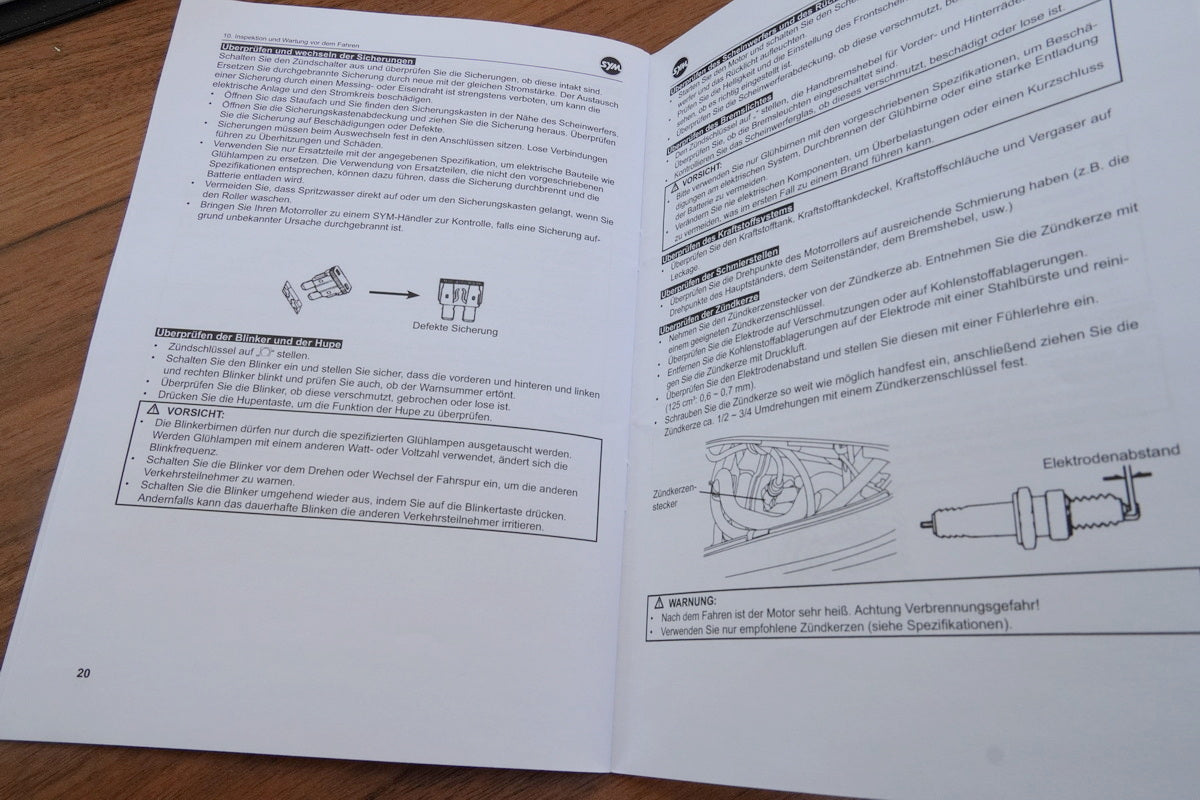 SYM Jet 4 50 AD05W8 Owner's Manual original Handbook Operating Instructions