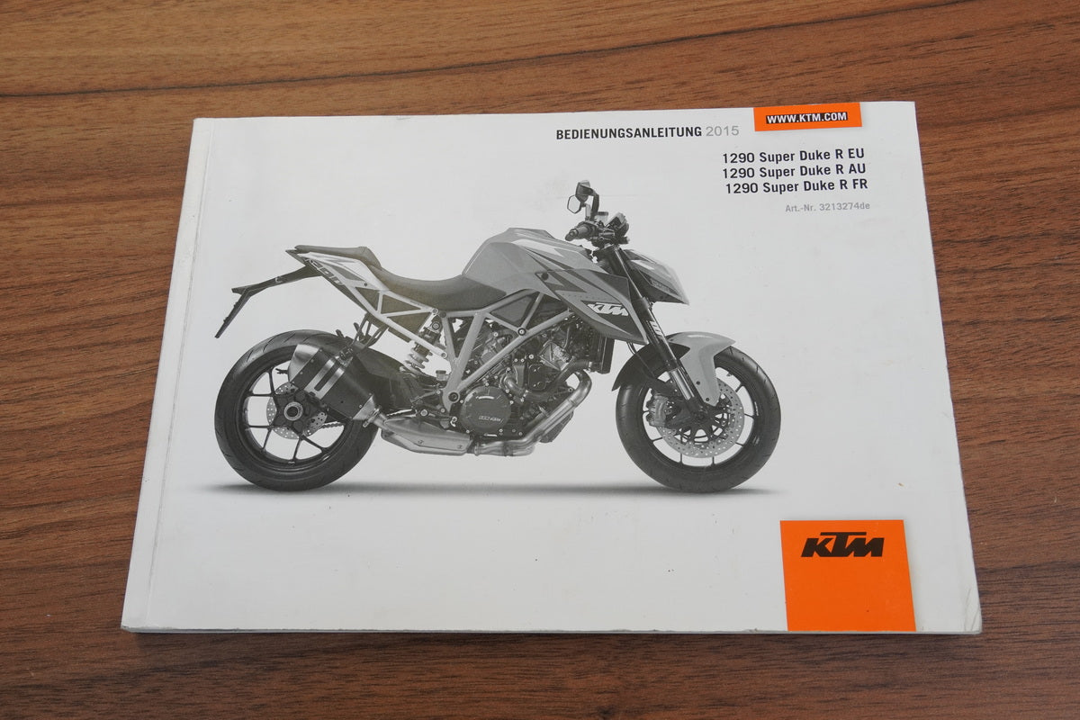KTM 1290 SUPERDUKE R Bedienungsanleitung orig. Handbuch Betriebsanleitung 14-16