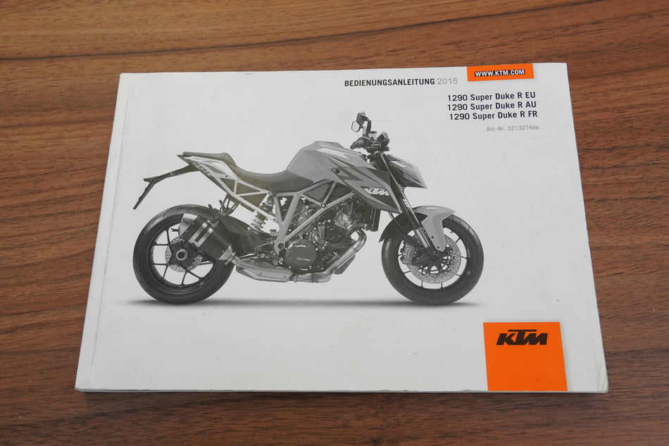 KTM 1290 SUPERDUKE R Manual de instrucciones orig. Manual Guía de uso 14-16