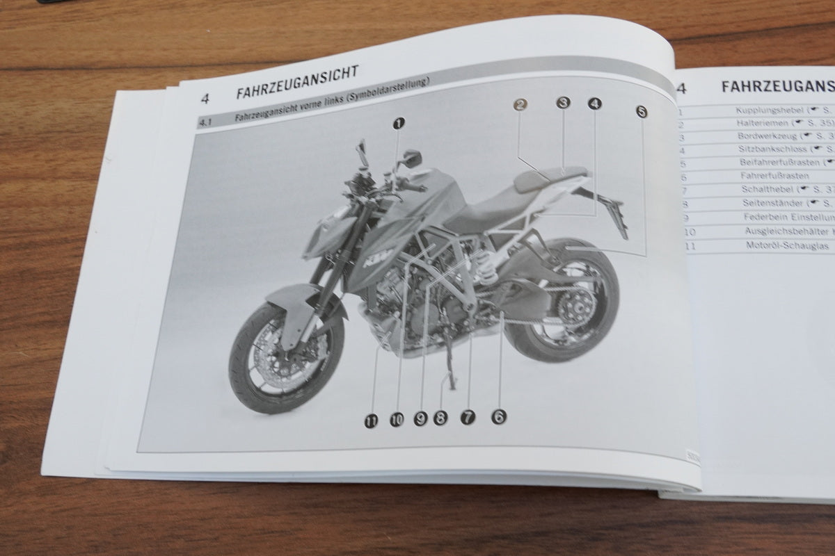 KTM 1290 SUPERDUKE R Bedienungsanleitung orig. Handbuch Betriebsanleitung 14-16