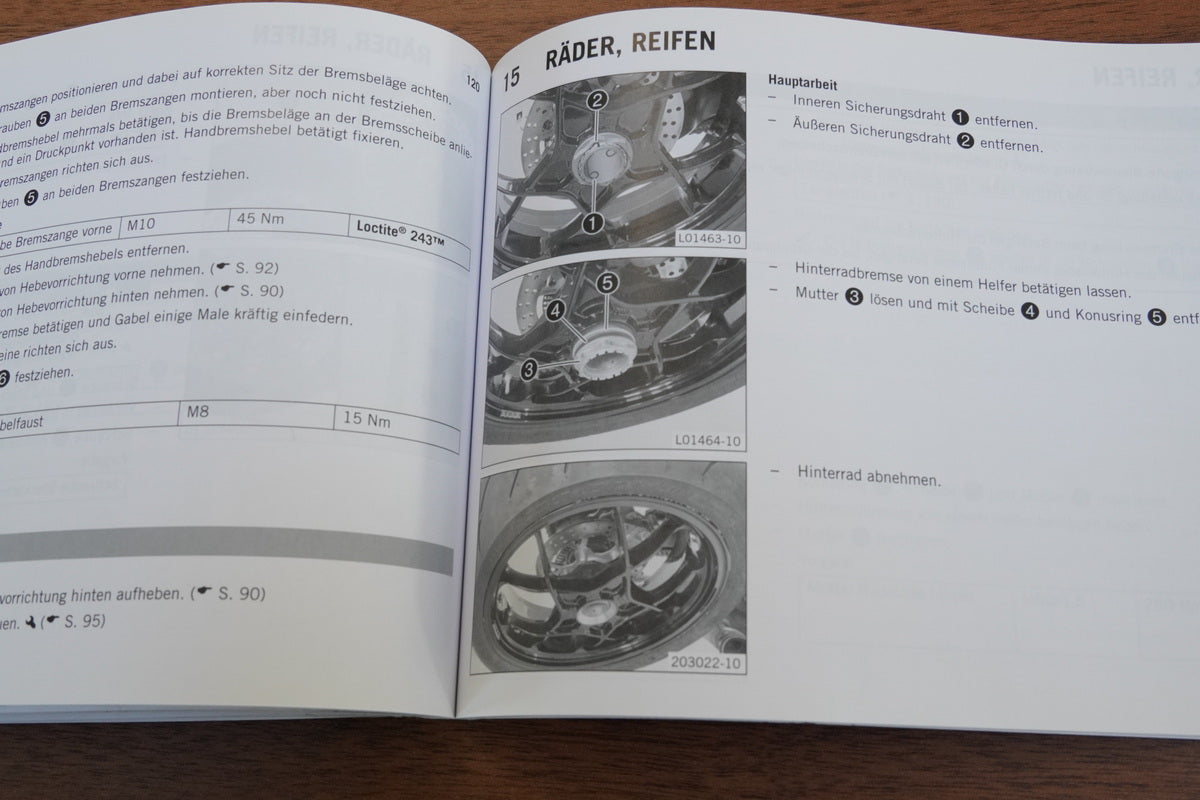 KTM 1290 SUPERDUKE R Bedienungsanleitung orig. Handbuch Betriebsanleitung 14-16