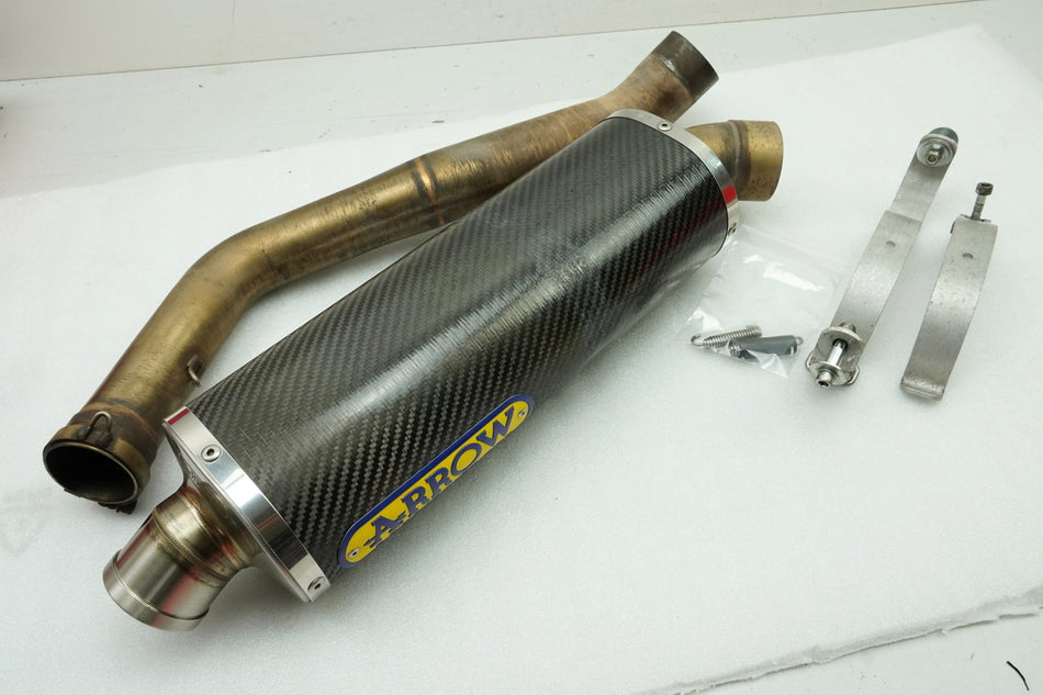 HONDA CBR 600 RR PC40 Arrow Escape Silenciador ABE Carbono Slip ON 07-13